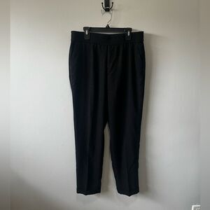 Chico’s Black Lightweight Tencel Blend Cuff Bottom Pants 0